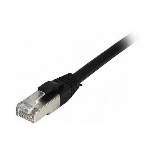 Synergy21 Patchkabel RJ45, CAT8.1 2000Mhz, 0,5m, schwarz, S-STP(S/FTP), TPE/LSZH(SuperFlex), AWG26,