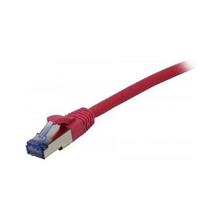 Synergy21 Patchkabel RJ45, CAT6A 500Mhz, 1,5m, pink, S-STP(S/FTP), Komponent getestet(GHMT certified), AWG26,