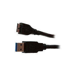 Synergy21 Kabel USB, A(St) => MicroB(St), 3,0m, USB3.0, schwarz, ,