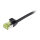 Synergy21 Patchkabel RJ45, CAT6A 500Mhz, 1,5m, schwarz, S-STP(S/FTP), slimline rund d=4,5mm, TPE/LSZH(Superflex), AWG28, mit CAT7 Rohkabel,
