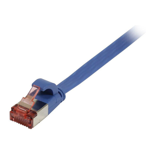 Synergy21 Patchkabel RJ45, CAT6 250Mhz, 0,5m blau, FTP(U/FTP), TPE(Superflex), Flach