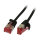 Synergy21 Patchkabel RJ45, CAT6 250Mhz, 0,15m schwarz, U/FTP, slimline rund d=3,6mm,