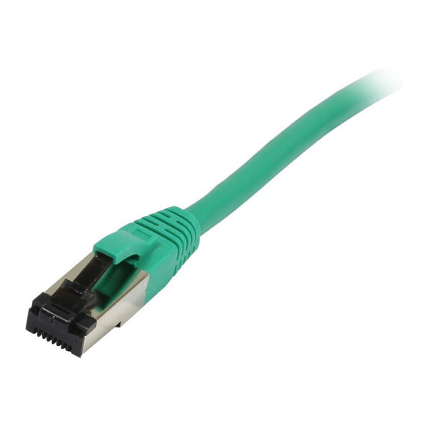 Synergy21 Patchkabel RJ45, CAT8.1 2000Mhz, 0,25m, grün, S-STP(S/FTP), TPE(Ultra SuperFlex), AWG26,