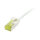 Synergy21 Patchkabel RJ45, CAT6A 500Mhz, 7,5m, weiss, U/FTP, slimline rund d=3,8mm, TPE/LSZH(Superflex), AWG32, mit CAT7 Rohkabel,