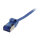 Synergy21 Patchkabel RJ45, CAT6A 500Mhz, 0,25m, blau, U/FTP, slimline rund d=3,8mm, TPE(Superflex), AWG32,