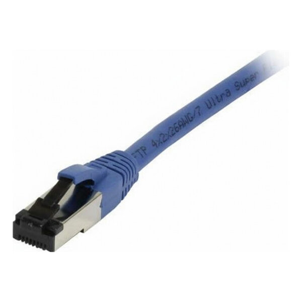 Synergy21 Patchkabel RJ45, CAT8.1 2000Mhz, 1,5m, blau, S-STP(S/FTP), TPE/LSZH(SuperFlex), AWG26,