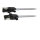 Synergy21 Patchkabel RJ45, CAT6A 500Mhz, 0,25m, grau, S/FTP, slimline rund d=4,5mm, TPE/LSZH(Superflex), AWG28, mit CAT7 Rohk., drehbarer Stecker,