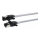 Synergy21 Patchkabel RJ45, CAT6A 500Mhz, 7,5m, grau, S/FTP, slimline rund d=4,5mm, TPE/LSZH(Superflex), AWG28, mit CAT7 Rohk., drehbarer Stecker,