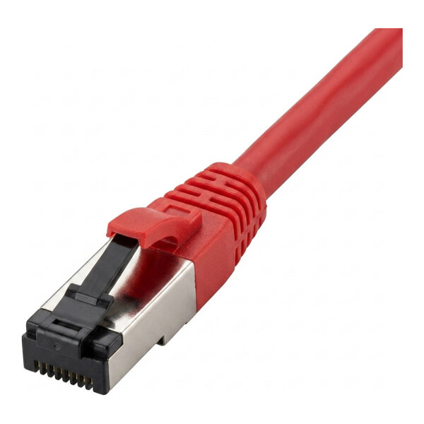 Synergy21 Patchkabel RJ45, CAT8.1 2000Mhz, 2m, rot, S-STP(S/FTP), TPE/LSZH(SuperFlex), AWG26,