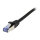 Synergy21 Patchkabel RJ45, CAT6A 500Mhz, 15m, schwarz, S-STP(S/FTP), Komponent getestet(GHMT certified), AWG26,