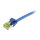 Synergy21 Patchkabel RJ45, CAT6A 500Mhz, 10m, blau, S-STP(S/FTP), slimline rund d=4,5mm, TPE/LSZH(Superflex), AWG28, mit CAT7 Rohkabel,