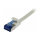 Synergy21 Patchkabel RJ45, CAT6A 500Mhz, 0,5m, grau, U/FTP, flach, TPE(Superflex), AWG32,