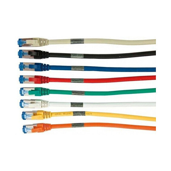 Synergy21 Patchkabel RJ45, CAT6A 500Mhz, 0,15m, blau, S-STP(S/FTP), AWG26, LSZH,