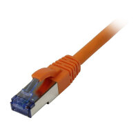 Synergy21 Patchkabel RJ45, CAT6A 500Mhz, 0,25m, orange,...