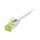 Synergy21 Patchkabel RJ45, CAT6A 500Mhz, 2m, grau, U/FTP, slimline rund d=3,8mm, TPE/LSZH(Superflex), AWG32, mit CAT7 Rohkabel,