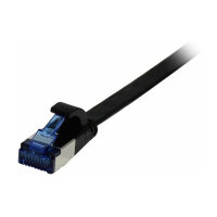 Synergy21 Patchkabel RJ45, CAT6A 500Mhz, 0,5m, schwarz,...