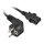 Synergy21 Netzkabel 230V Schutzkontakt CEE7(Stecker)->Kaltgeräte IEC-C13(Buchse), 2m, Black