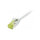Synergy21 Patchkabel RJ45, CAT6A 500Mhz, 1,0m, grau, U/FTP, slimline rund d=3,8mm, TPE/LSZH(Superflex), AWG32, mit CAT7 Rohkabel,