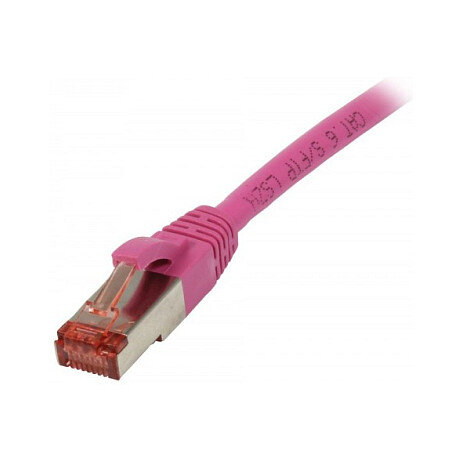 Synergy21 Patchkabel RJ45, CAT6 250Mhz, 2m magenta, S-STP(S/FTP), TPE/LSZH(Superflex)