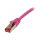 Synergy21 Patchkabel RJ45, CAT6 250Mhz, 2m magenta, S-STP(S/FTP), TPE/LSZH(Superflex)