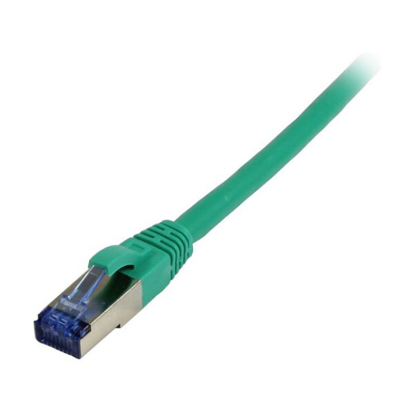 Synergy21 Patchkabel RJ45, CAT6A 500Mhz, 0,15m, grün, S-STP(S/FTP), TPE/LSZH(Superflex), AWG26,