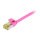 Synergy21 Patchkabel RJ45, CAT6A 500Mhz, 1,5m, magenta, S-STP(S/FTP), slimline rund d=4,5mm, TPE/LSZH(Superflex), AWG28, mit CAT7 Rohkabel,