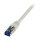 Synergy21 Patchkabel RJ45, CAT6A 500Mhz, 2m, grau, S-STP(S/FTP), TPE/LSZH(Superflex), AWG26,