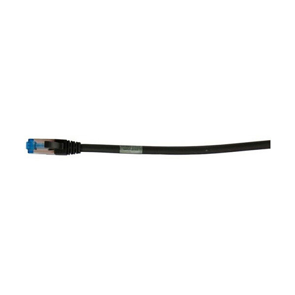 Synergy21 Patchkabel RJ45, CAT6A 500Mhz, 0,25m, schwarz, S-STP(S/FTP), TPE/LSZH(Superflex), AWG26,