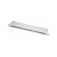 Synergy21 Patch Panel 24xTP, CAT6A, 500Mhz, 19, Lichtgrau...
