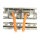 Synergy21 Keystone, Modulträger, 19Patchpanel für 24xTP-Modul, 1HE(t 96mm) 45Grad Schrägauslass, Lichtgrau