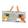 Synergy21 Keystone, Modulträger, 19Patchpanel für 24xTP-Modul, 1HE(t 96mm) 45Grad Schrägauslass, Lichtgrau
