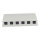 Synergy21 Keystone, Modulträger, Patchpanel für 6x TP-Modul, Aufputz, weiss(ABS)