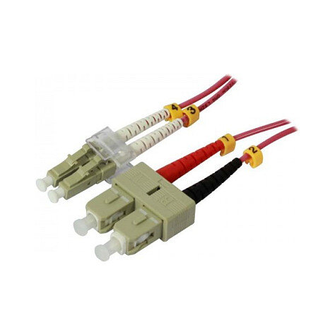 Synergy21 LWL-2-Faser-Patchk. 3mtr.LC-SC, 50/125um,OM4, AD=2mm,