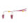 Synergy21 LWL-2-Faser-Patchk. 0,5mtr.LC-LC, 50/125um,OM4, AD=2mm, flexible Knickschutztülle,