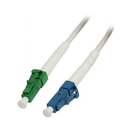 Synergy21 LWL-1-Faser-Patchk. 1,5mtr.LC-LC(APC), 9/125u, Schrägschliff, G657.A2
