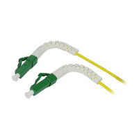 Synergy21 LWL-1-Faser-Patchk. 1,0mtr.LC(APC)-LC(APC), 9/125u, OS2, G657A2, AD=2mm, flexible Knickschutztülle