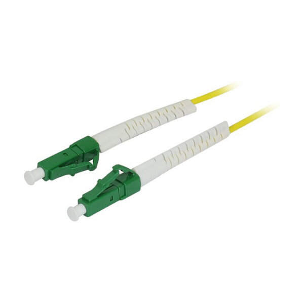 Synergy21 LWL-1-Faser-Patchk. 0,5mtr.LC(APC)-LC(APC), 9/125u, OS2, G657A2, AD=2mm, flexible Knickschutztülle