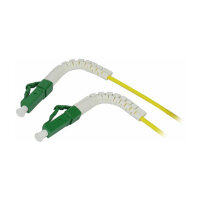Synergy21 LWL-1-Faser-Patchk. 0,5mtr.LC(APC)-LC(APC), 9/125u, OS2, G657A2, AD=2mm, flexible Knickschutztülle