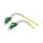 Synergy21 LWL-1-Faser-Patchk. 0,5mtr.LC(APC)-LC(APC), 9/125u, OS2, G657A2, AD=2mm, flexible Knickschutztülle