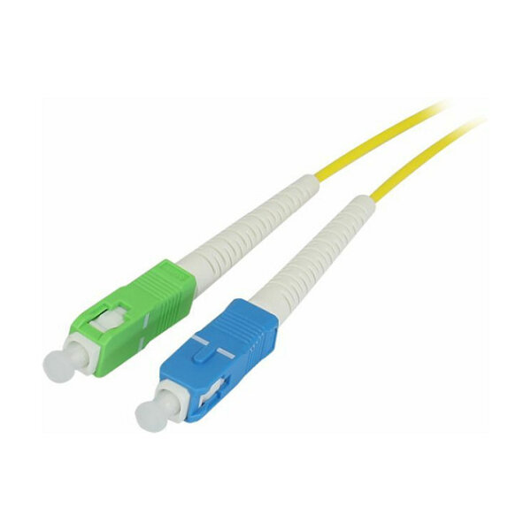 Synergy21 LWL-1-Faser-Patchk. 2mtr.SC-SC(APC), 9/125u, OS2, G657A2, AD=2mm, flexible Knickschutztülle