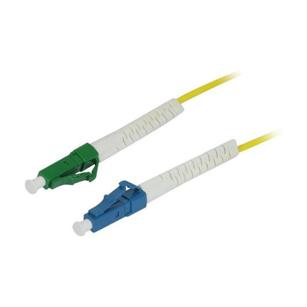 Synergy21 LWL-1-Faser-Patchk. 5mtr.LC-LC(APC), 9/125u, OS2, G657A2, AD=2mm, flexible Knickschutztülle
