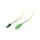 Synergy21 LWL-1-Faser-Patchk. 2mtr.LC(APC)-SC(APC), 9/125u, OS2, G657.A2, AD=2mm, flexible Knickschutztülle