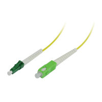 Synergy21 LWL-1-Faser-Patchk. 3mtr.LC(APC)-SC(APC), 9/125u, OS2, G657.A2, AD=2mm, flexible Knickschutztülle