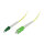 Synergy21 LWL-1-Faser-Patchk. 20mtr.LC(APC)-SC(APC), 9/125u, OS2, G657.A2, AD=2mm, flexible Knickschutztülle