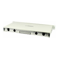 Synergy21 LWL-Patchpanel für 24xLC/LSH(E2000)-Duplex-Buchsen, 19/1HE, ohne Kupplungen, Lichtgrau