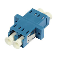 Synergy21 LWL-Patchpanel für 24xLC/LSH(E2000)-Duplex-Buchsen, 19/1HE, ohne Kupplungen, Lichtgrau