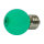 Synergy 21 LED Retrofit E27 Tropfenlampe G45 grün 1 Watt für Lichterkette