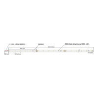 Synergy 21 LED Flex Strip 2835 - 30 NW DC24V 130W IP20 ULS 20m