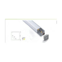 Synergy 21 LED U-Profil 200cm, ALU005 weiss