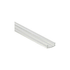 Synergy 21 LED U-Profil zub ALU022 PC clear diffusor/cover Lange 2m ,Kunststoffabdeckung klar